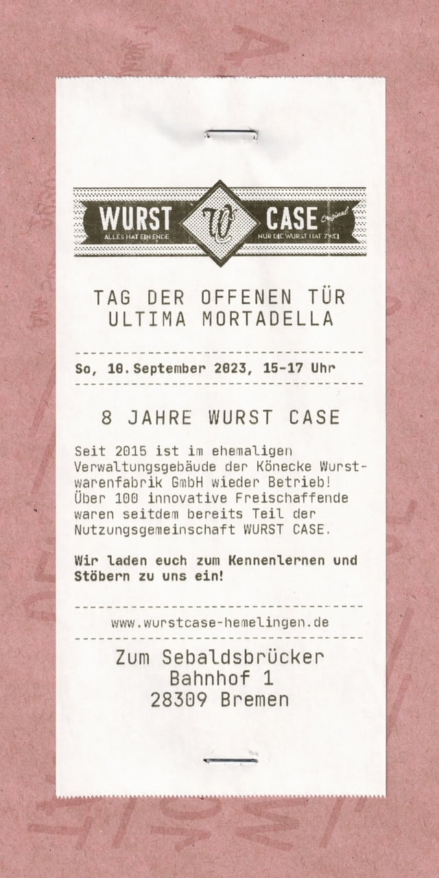 ULTIMA MORTADELLA am 10.09.2023 15-17Uhr